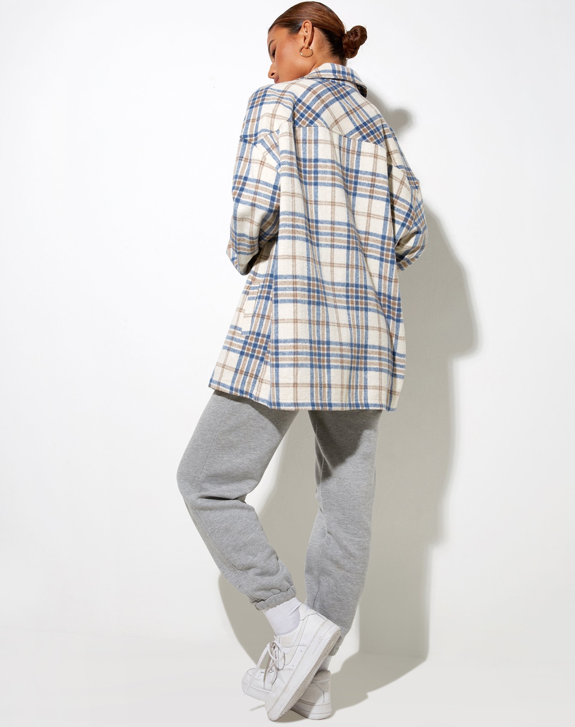 Imagen de Marcel Camisa a Cuadros Grande Blanco Azul Tan