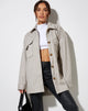 Imagen de Marcella Camisa a rayas gris tonal