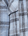Cuadros azules y negros