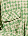 A cuadros verde y crema