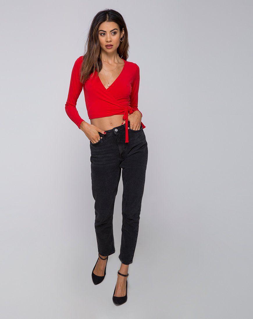 Imagen de Marche Wrap Top Rojo