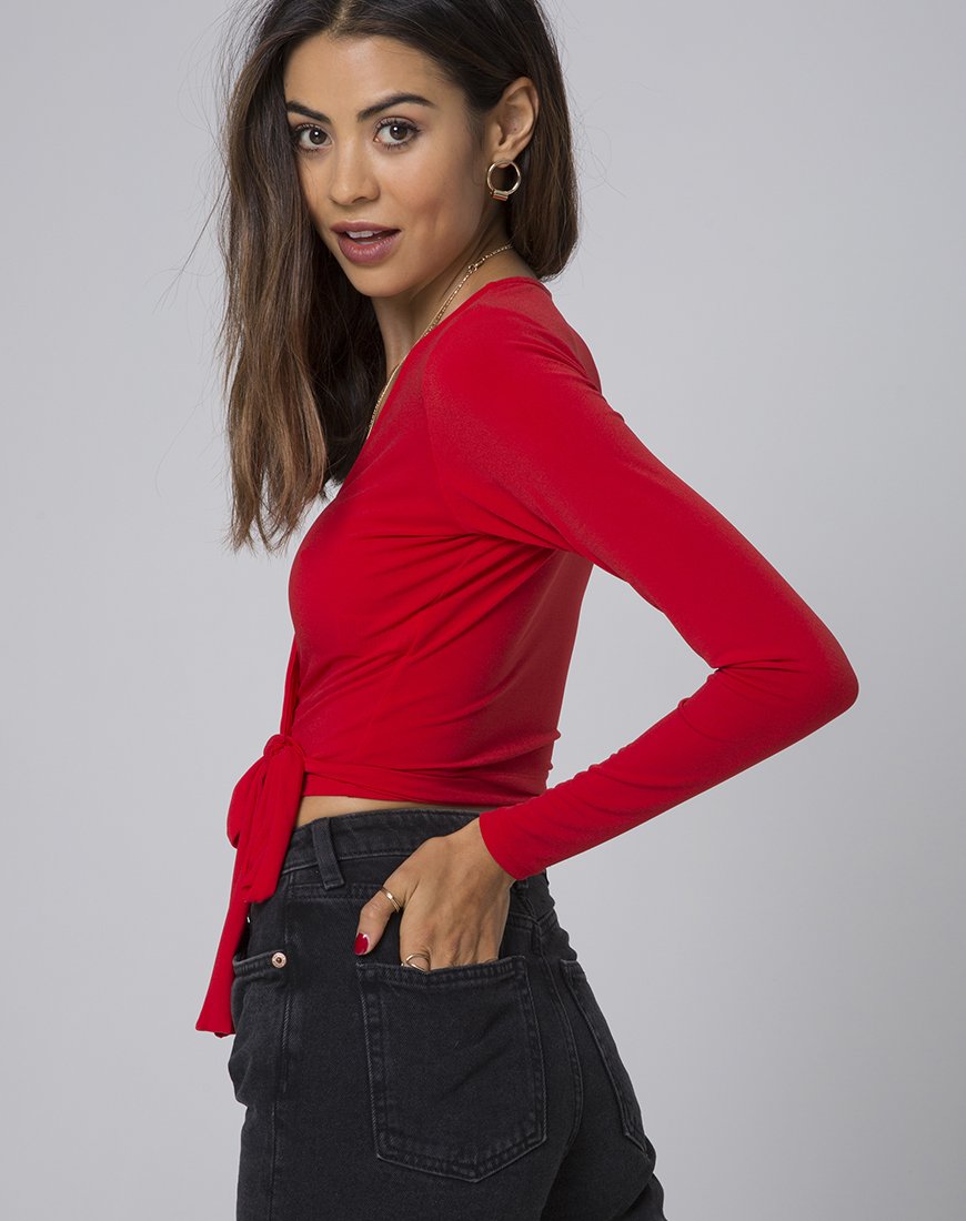 Imagen de Marche Wrap Top Rojo