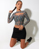 imagen de Mardi Crop Top en Folk Floral