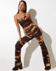 Imagen de MOTEL X IRIS Mares Flare Trouser en Bleach Drip