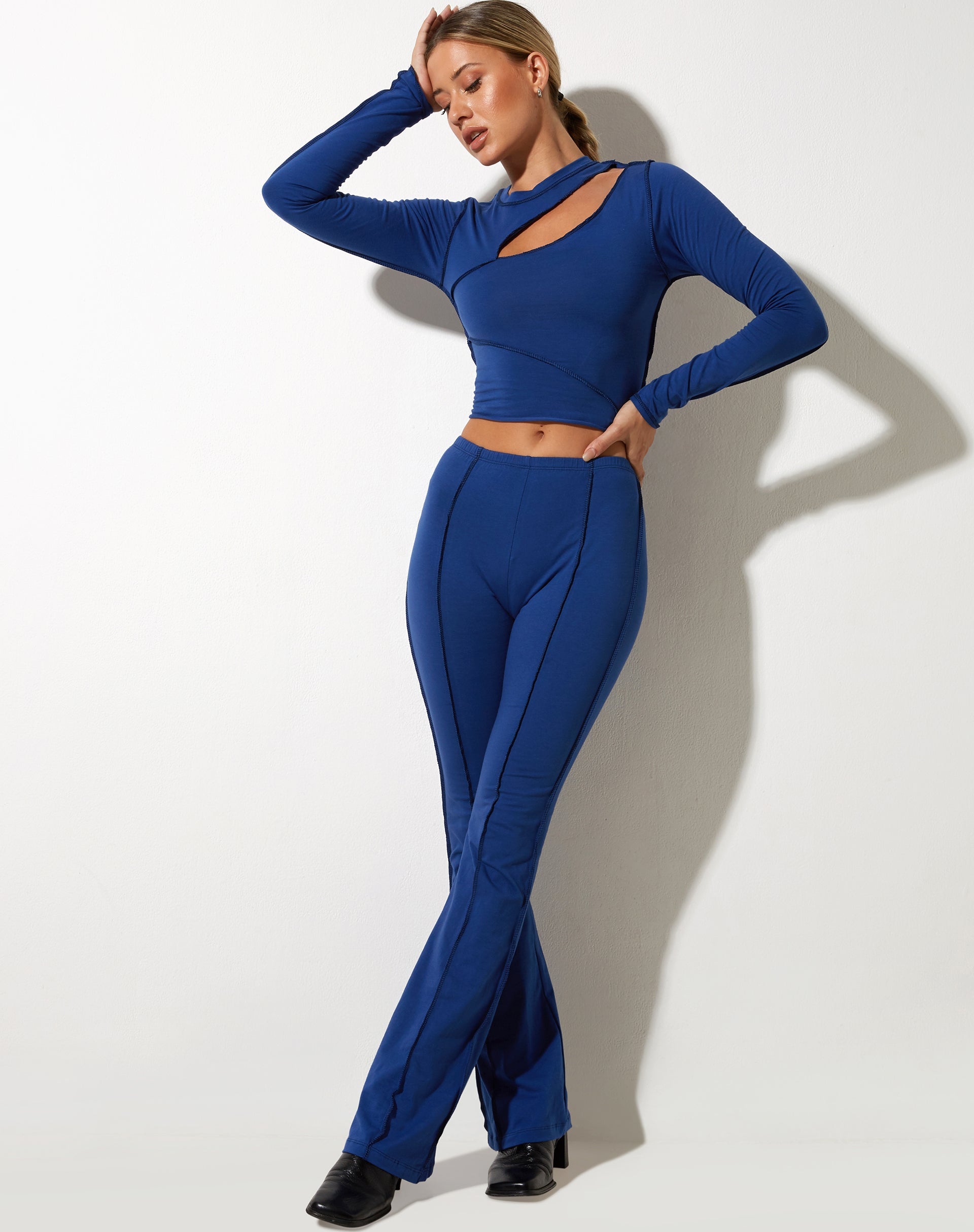 imagen de Marilau Crop Top en Lycra Dazzling Blue