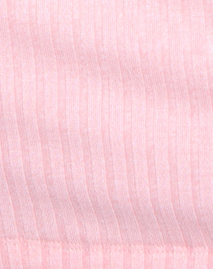 Imagen de Marina Bodycon Dress in Ribbed Blush