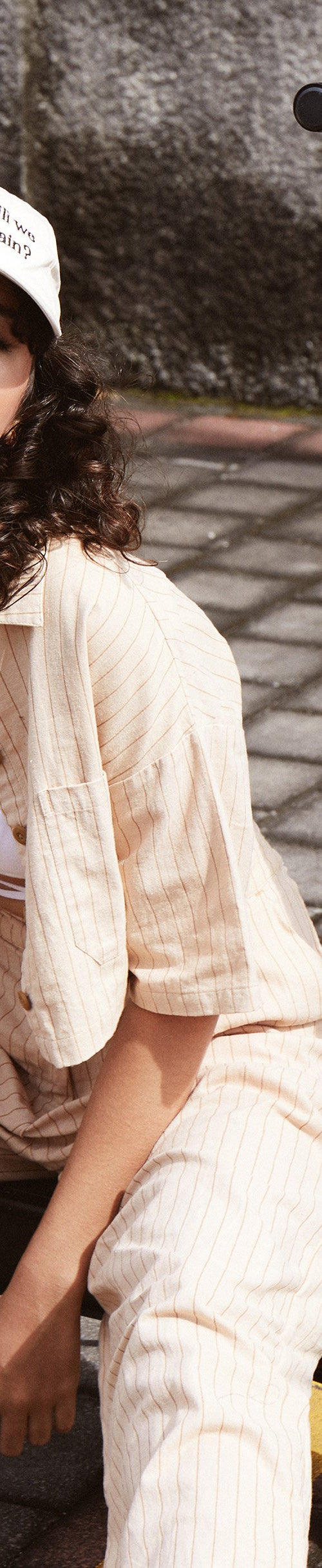 Imagen de Marka Crop Top en raya lápiz