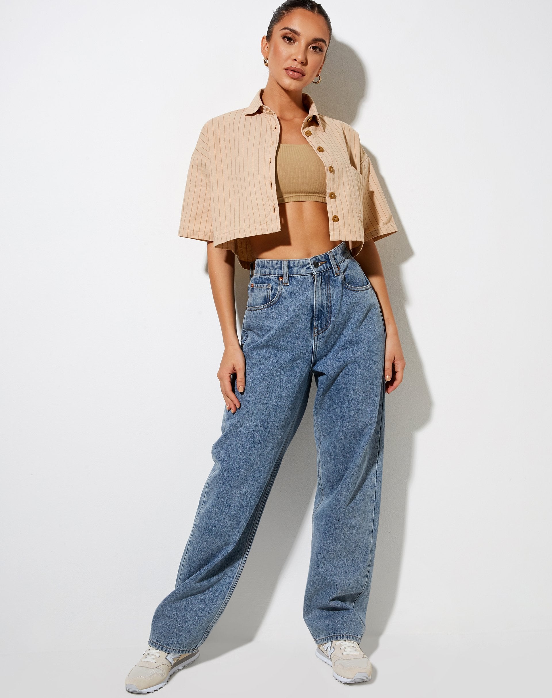 Imagen de Marka Crop Top en raya lápiz