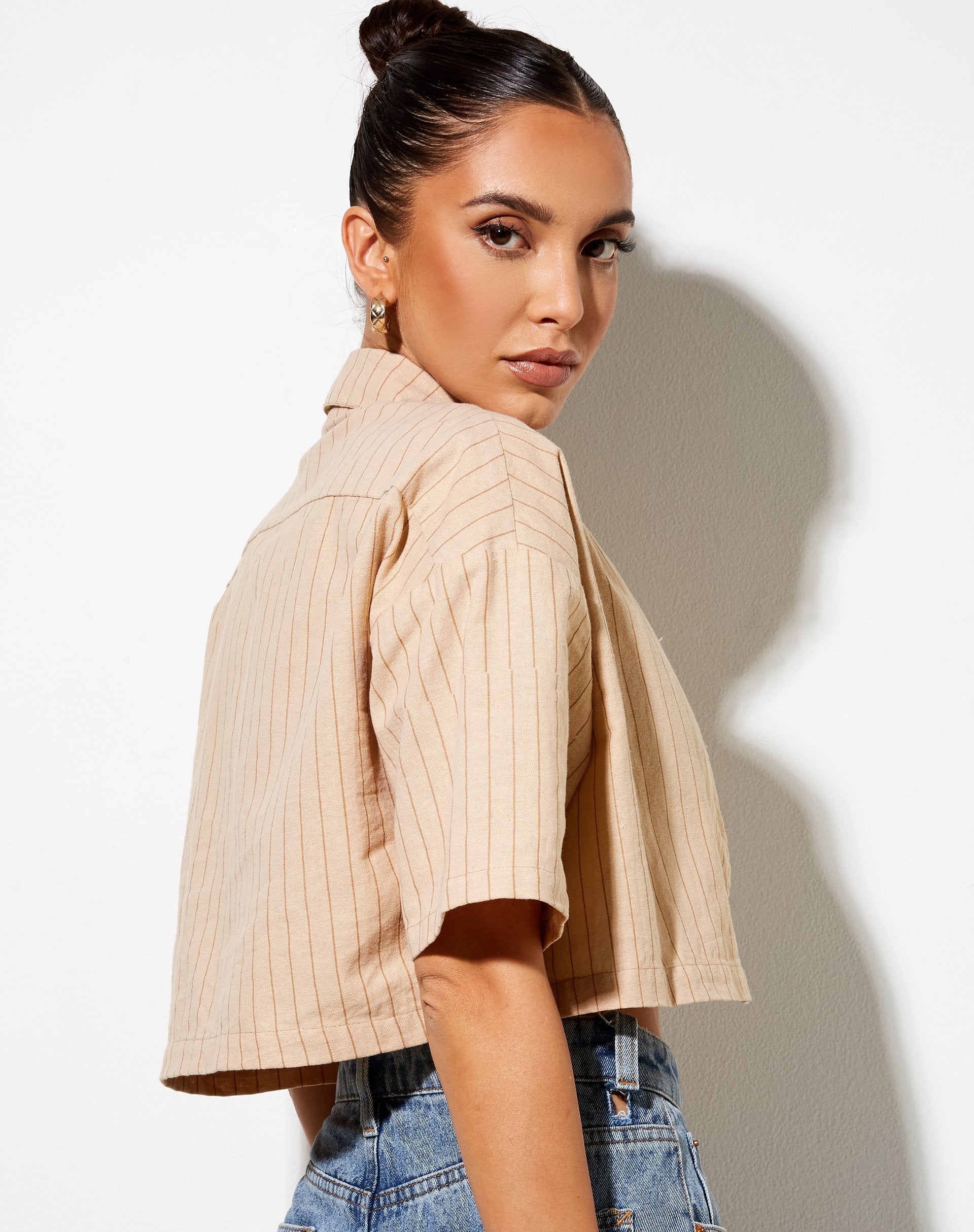 Imagen de Marka Crop Top en raya lápiz