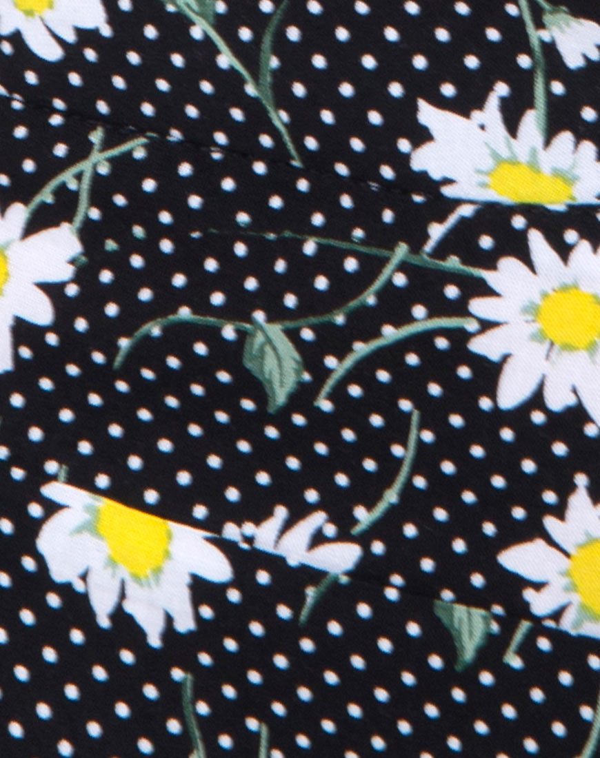 Imagen de Marleigh Crop Top en Polka Daisy Negro