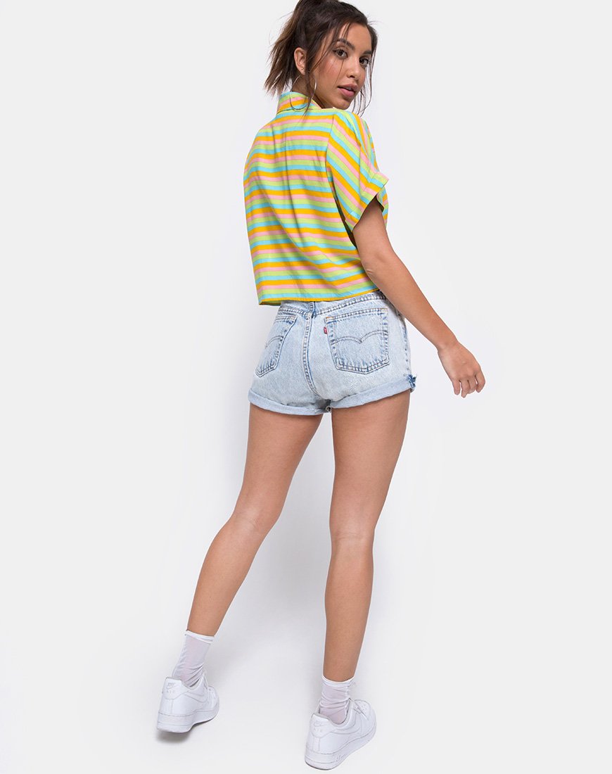Imagen de Gapo Tie Up Shirt in Sweet Stripe