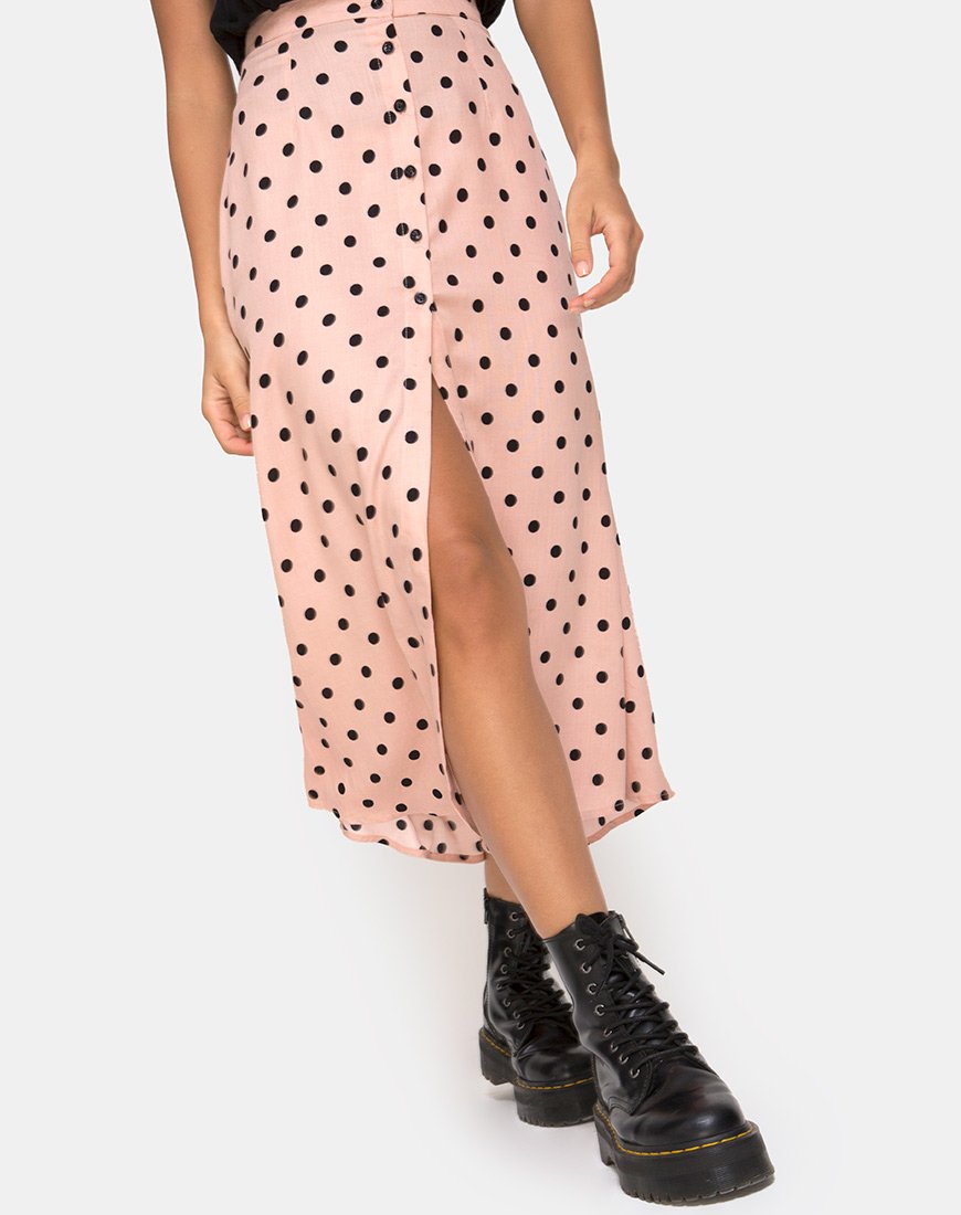 Imagen de Marni Falda Midi en New Polka Nude