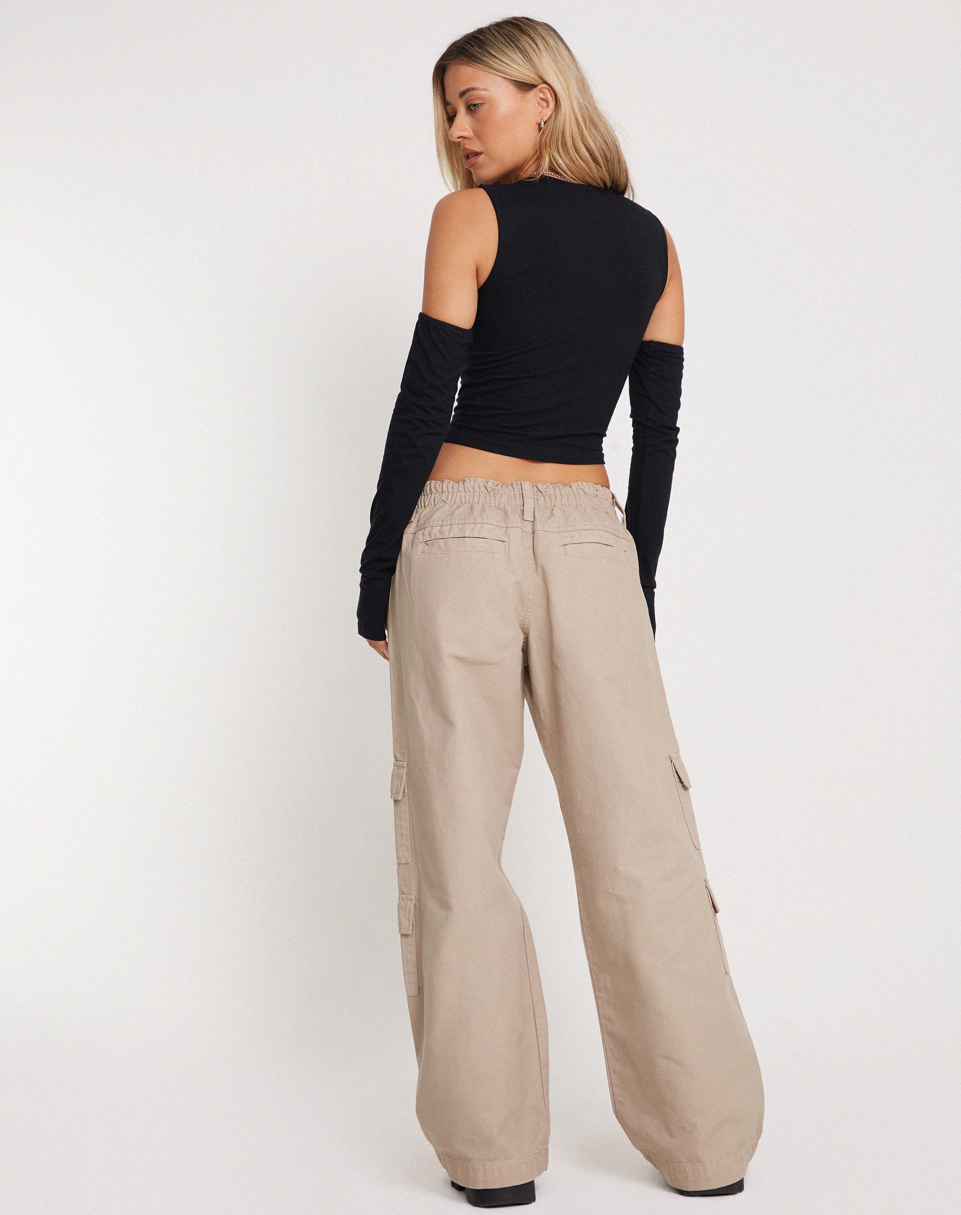 Imagen de Martha Cropped Vest Top Negro