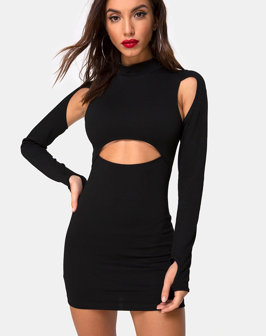 Mini Vestido Matcha Negro