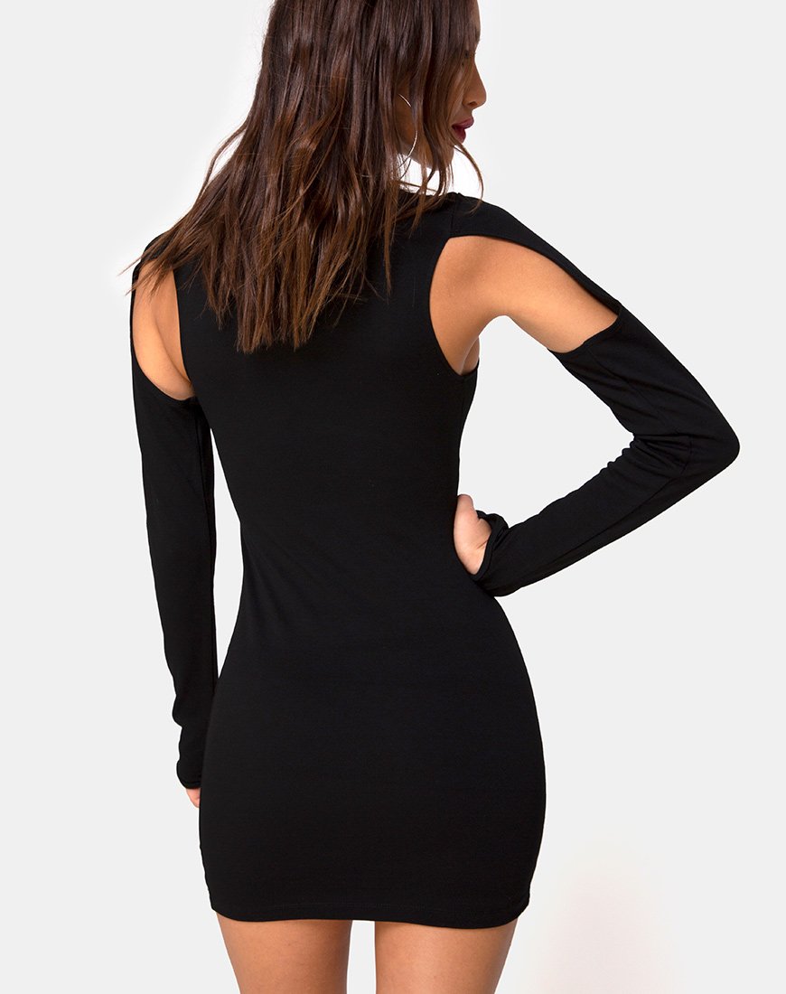 Imagen del minivestido Matcha negro