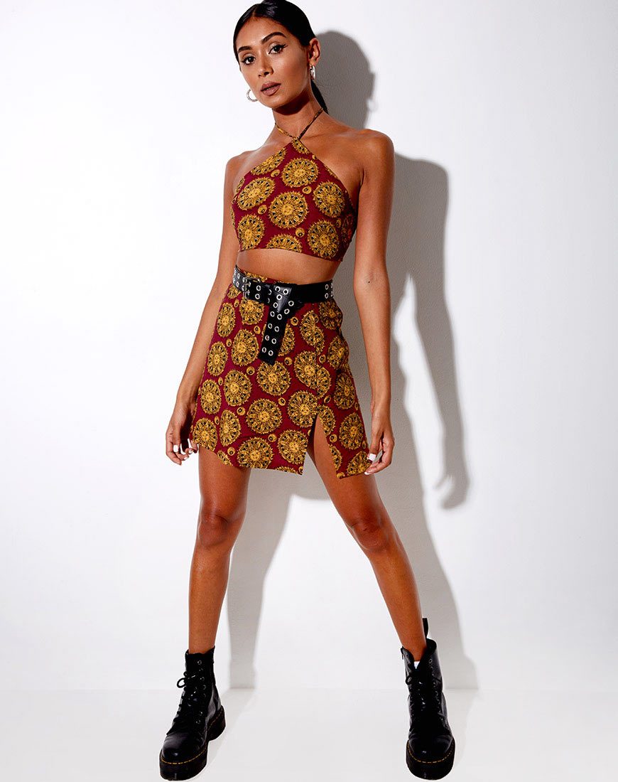 Imagen de la minifalda Sheny en reloj de sol