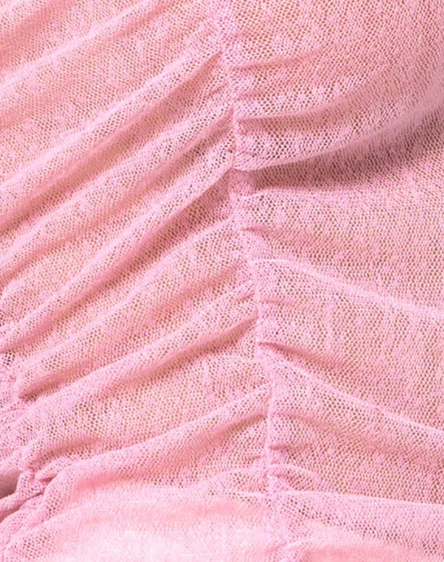 Imagen de Mauna Bodycon Dress in Sheer Knit Blush