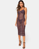 Imagen de Mauna Maxi Dress in Rar Leopard Mesh