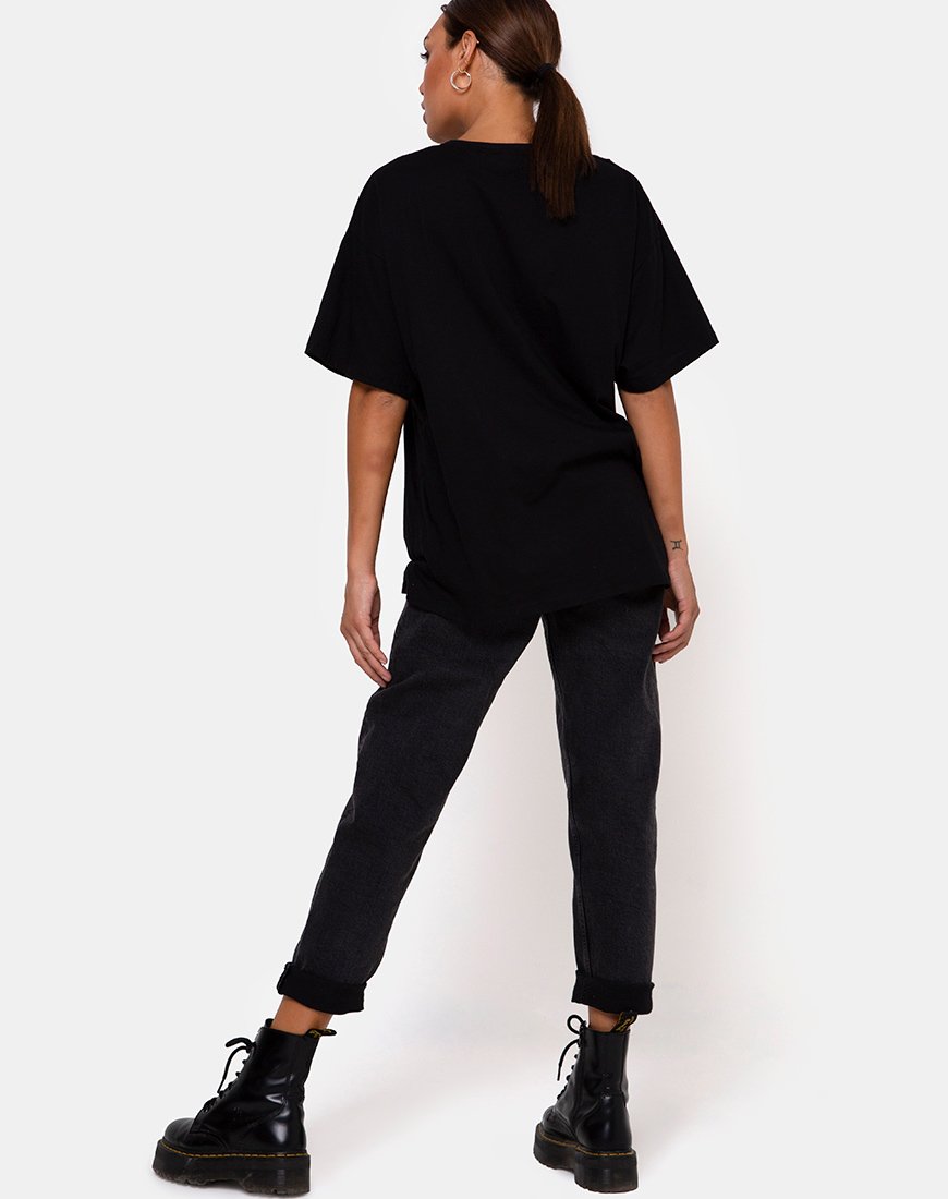 Imagen de Maxi Tee in Charcoal If It Comes Let It