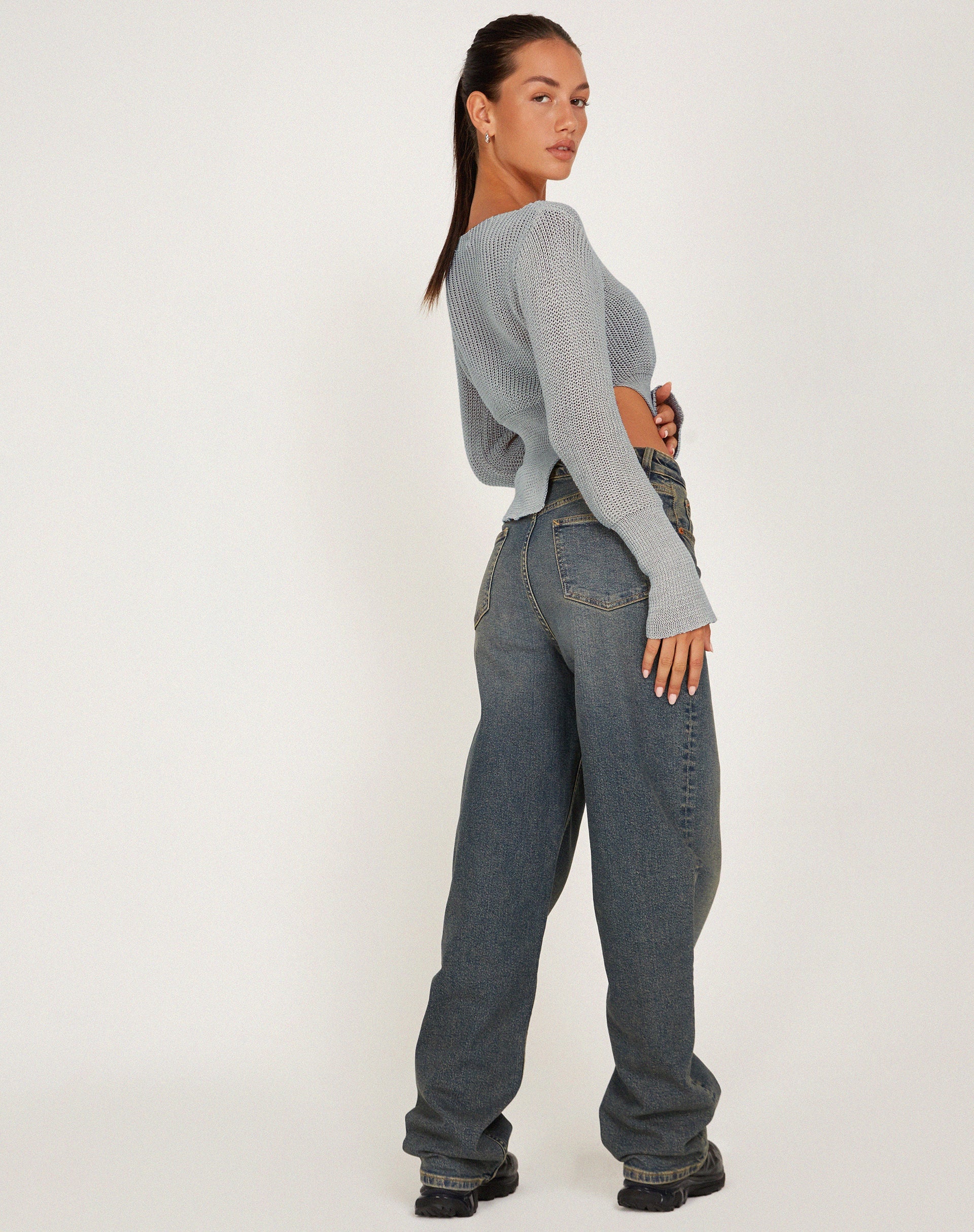 Imagen del jersey Mazie gris claro