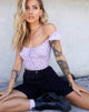 Imagen de Mazu Top en Ditsy Rose Lila
