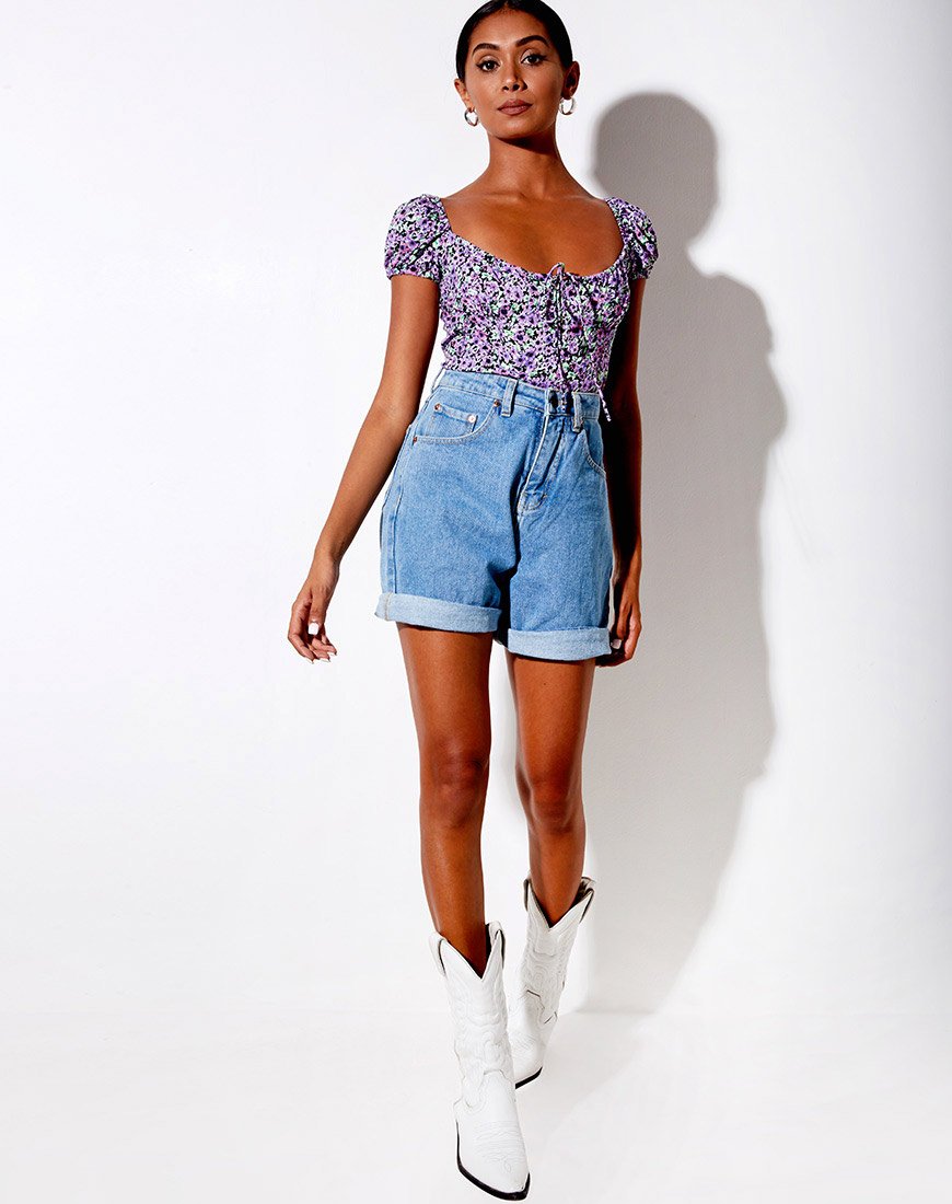 Imagen de Mazu Top en Flor de Lila