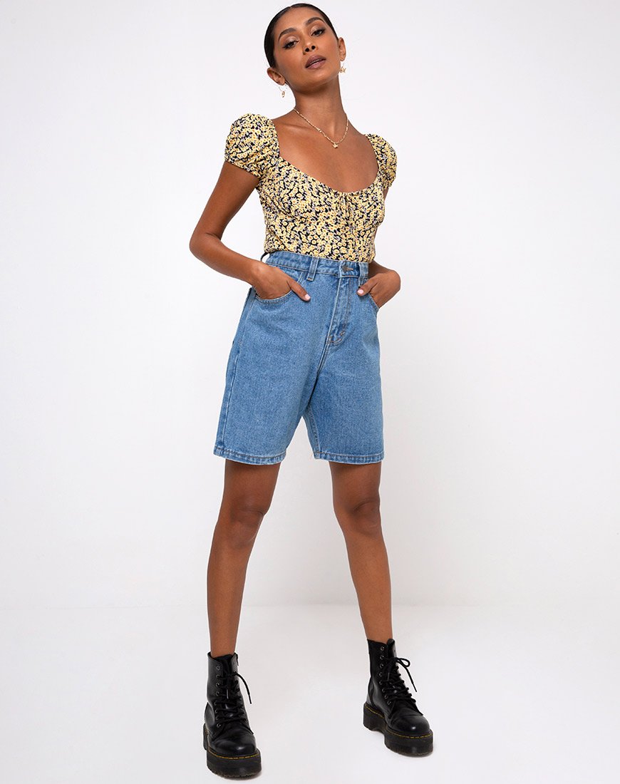 Imagen de Mazu Top en Mini Bloom Amarillo