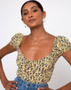 Imagen de Mazu Top en Mini Bloom Amarillo