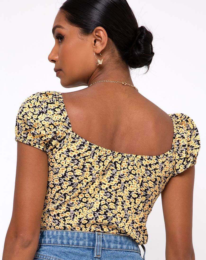 Top Mazu en Mini Bloom Amarillo