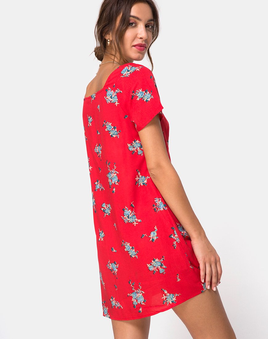 Imagen del vestido Meca en rojo rosa soi