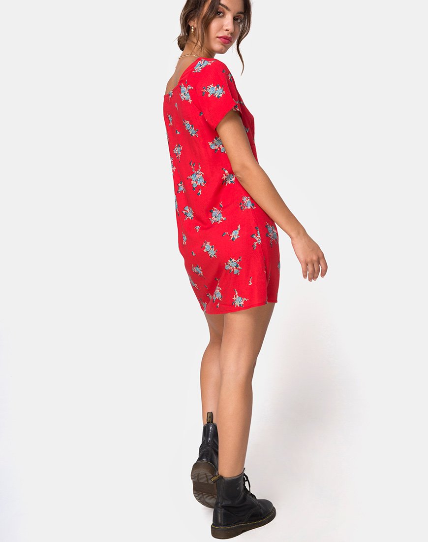 Imagen del vestido Meca en rojo rosa soi
