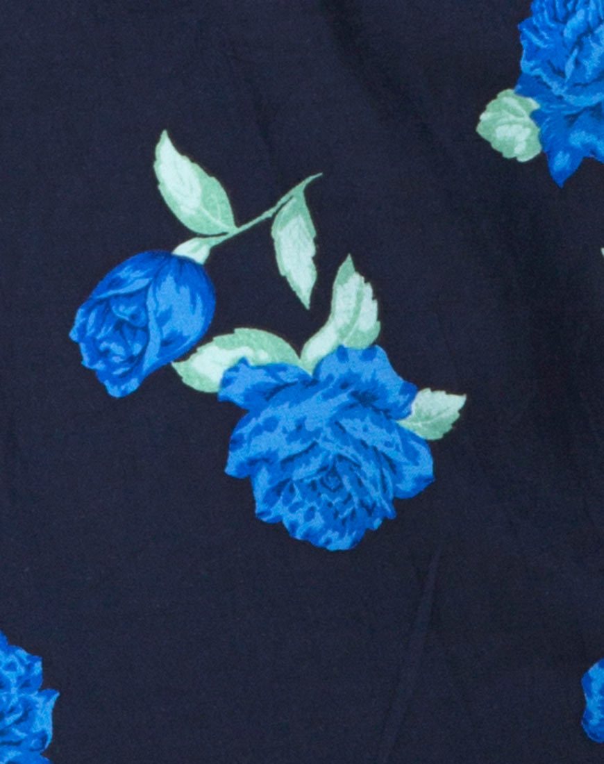 Imagen de Medina Slip Dress in Midnight Blue Rose