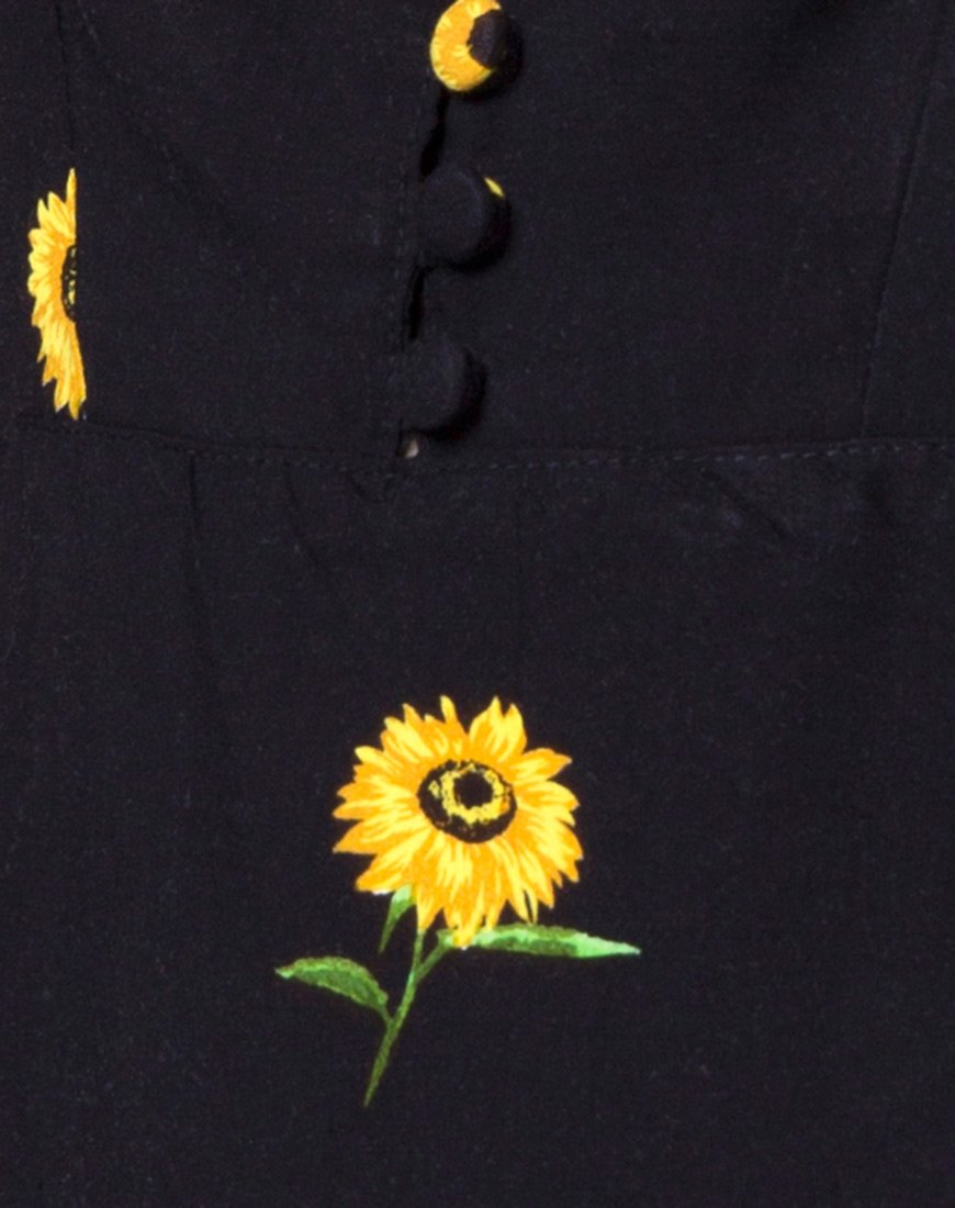 Imagen de Medina Slip Dress in Ditsy Sunflower