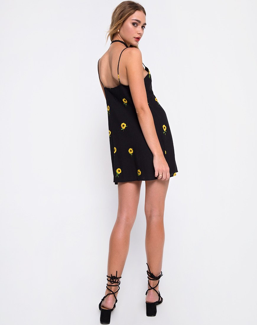Imagen de Medina Slip Dress in Ditsy Sunflower