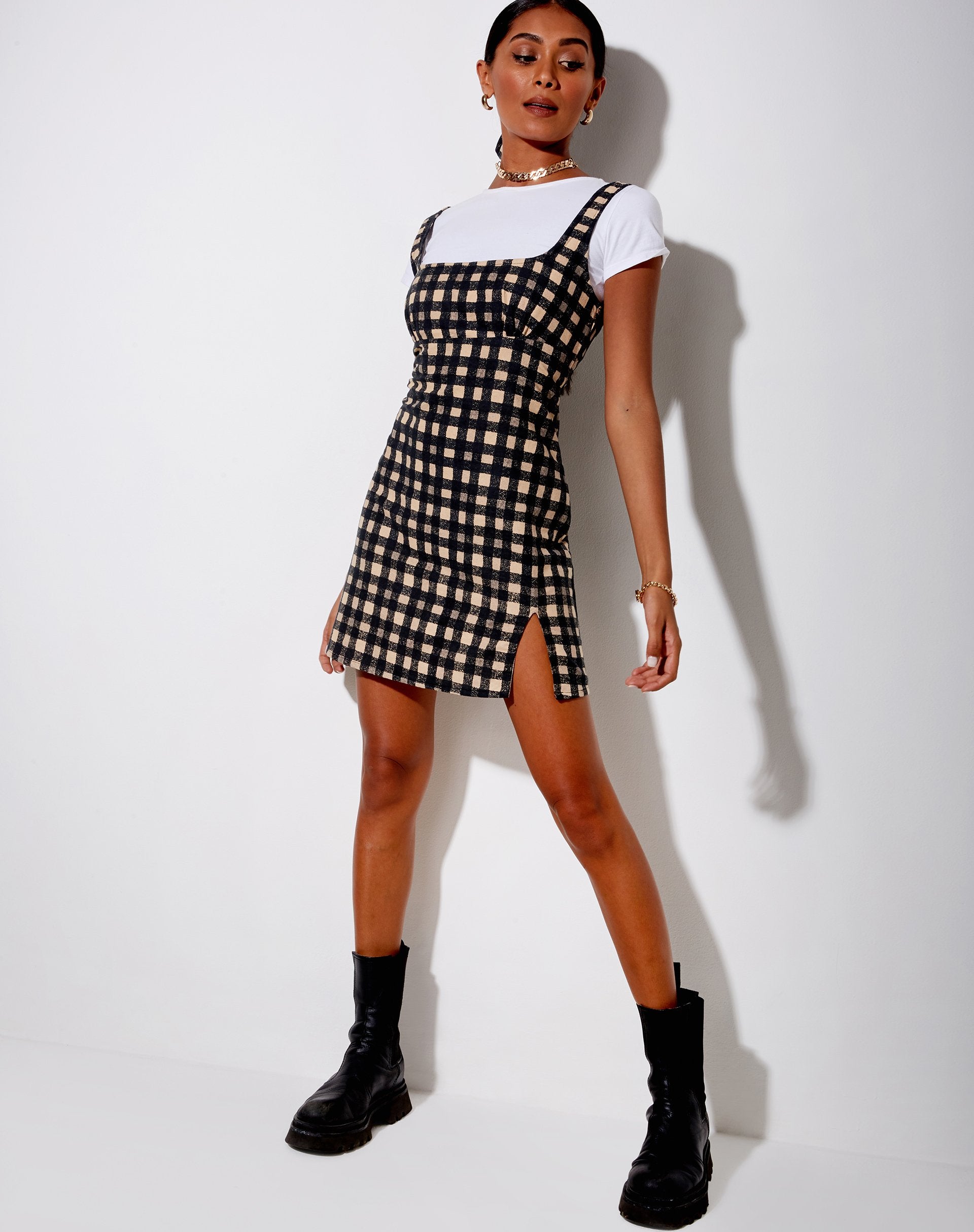 Imagen de Mehra Mini Dress in 90s Grunge Check