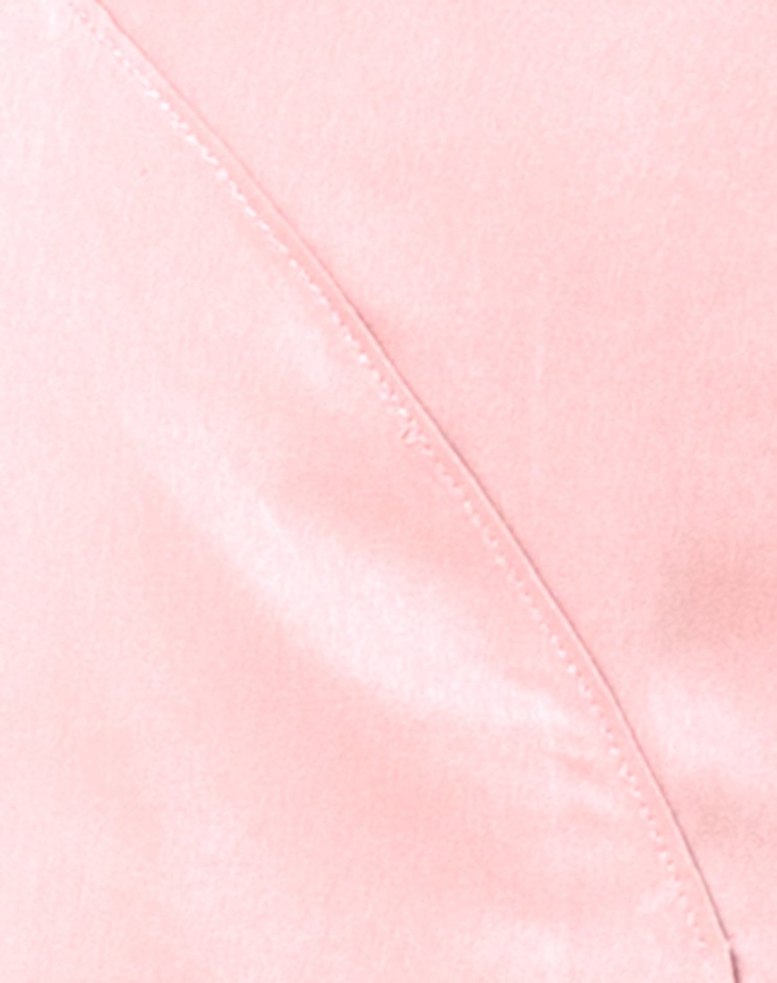 Imagen de Melanta Maxi Prom Skirt in Satin Blush