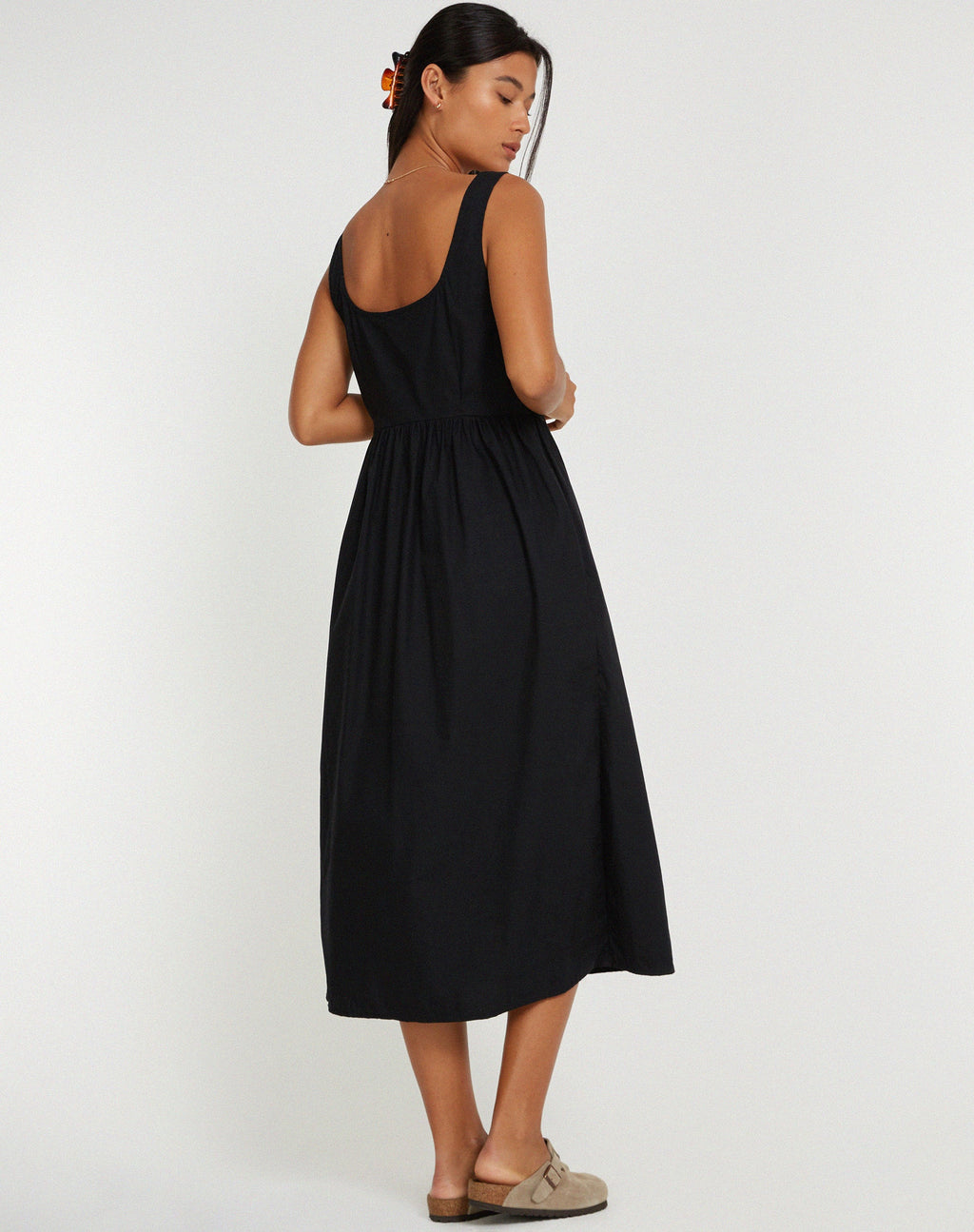Vestido Midi Melrose Negro