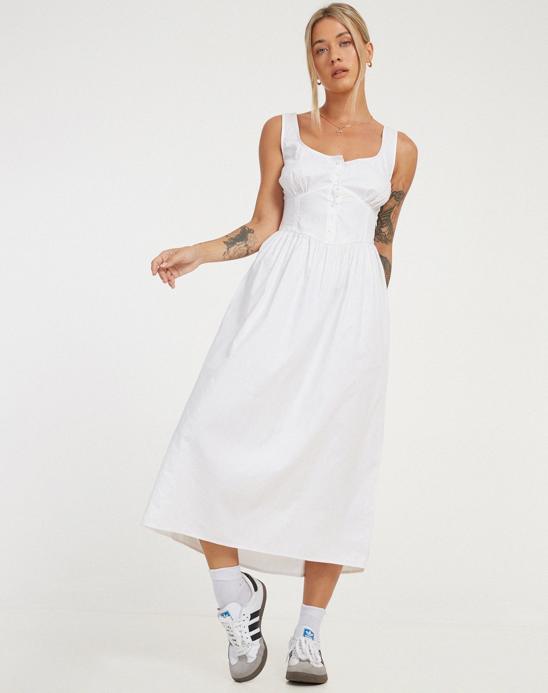imagen de Melrose Maxi Dress in White