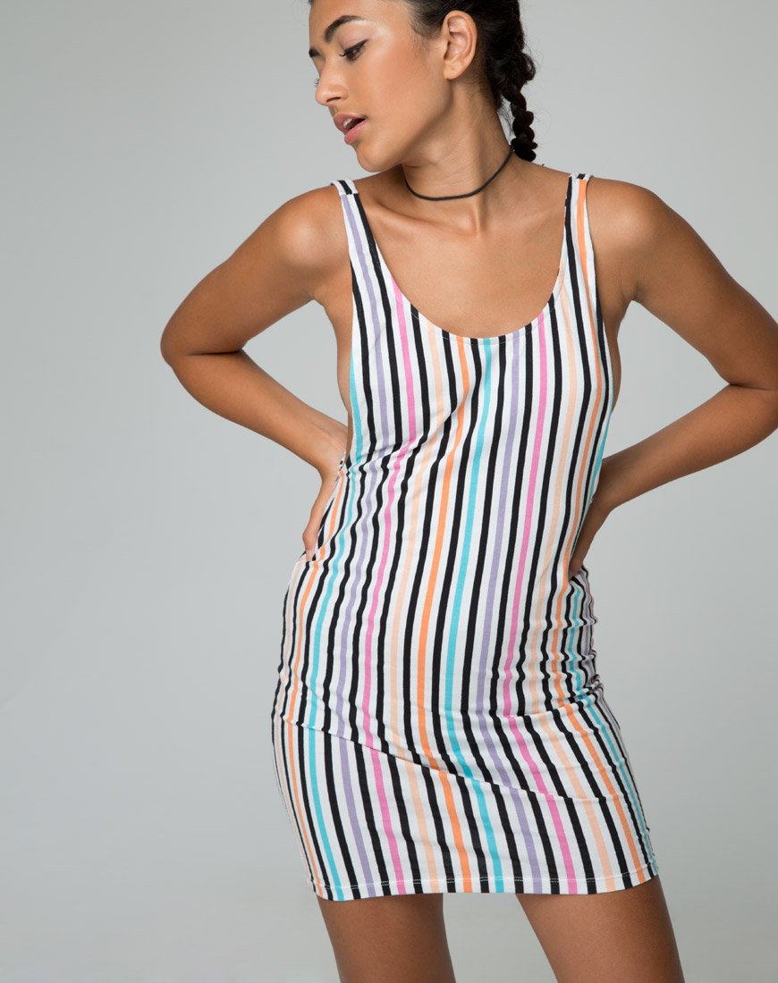 Vestido Mergy en Candy Stripe Verano