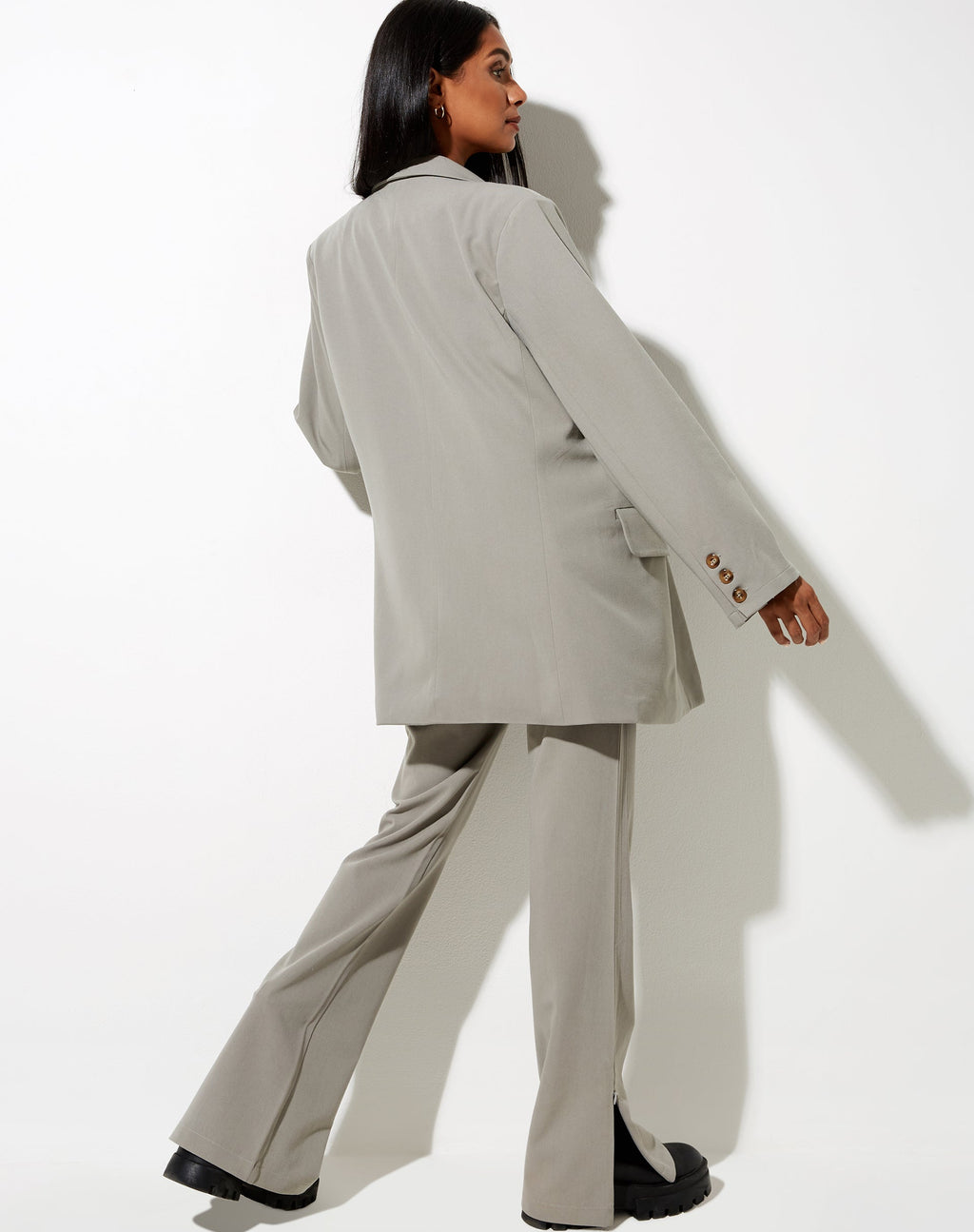 Pantalón Grego Verde Beige