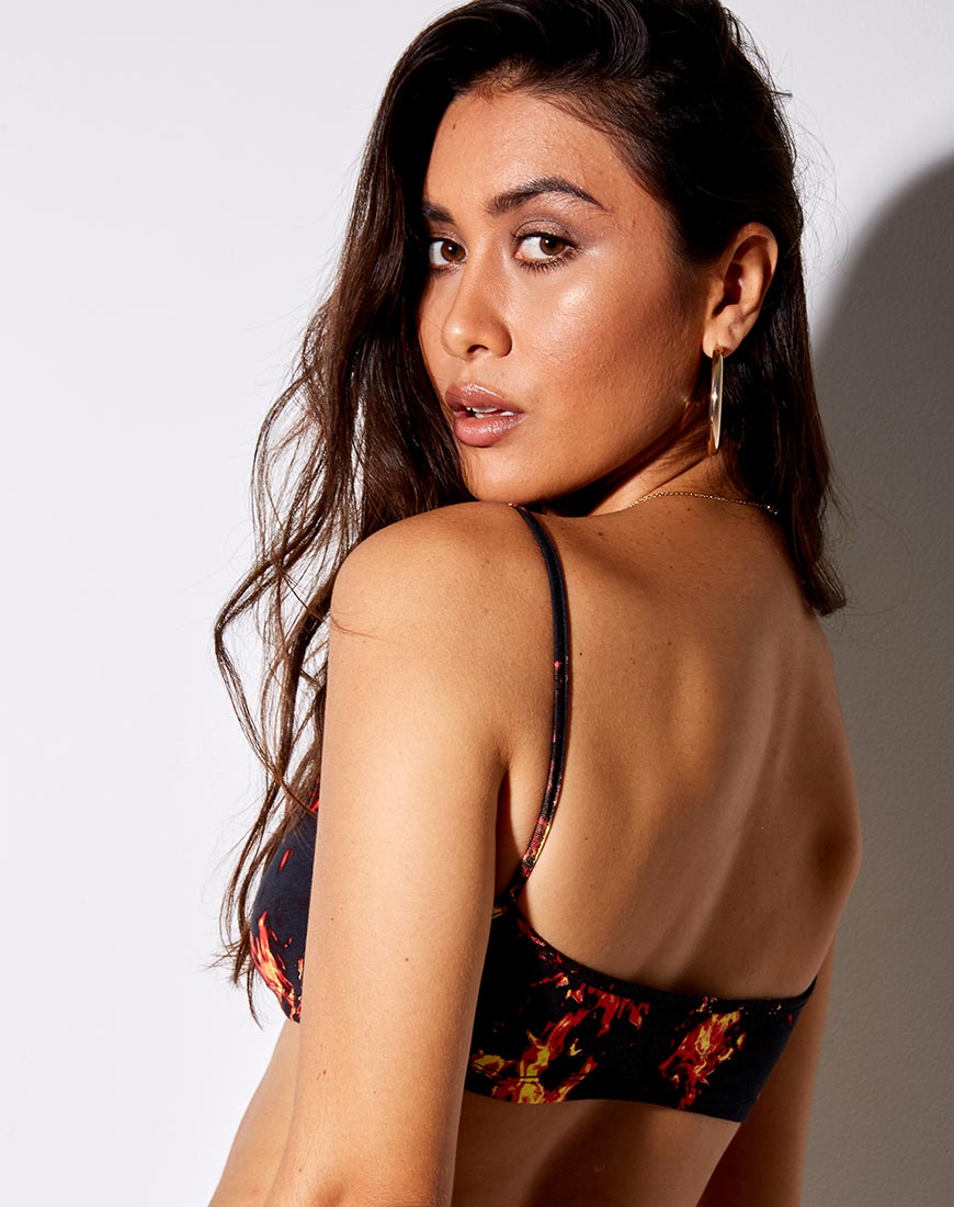 Imagen de Micro Crop Top en fuego