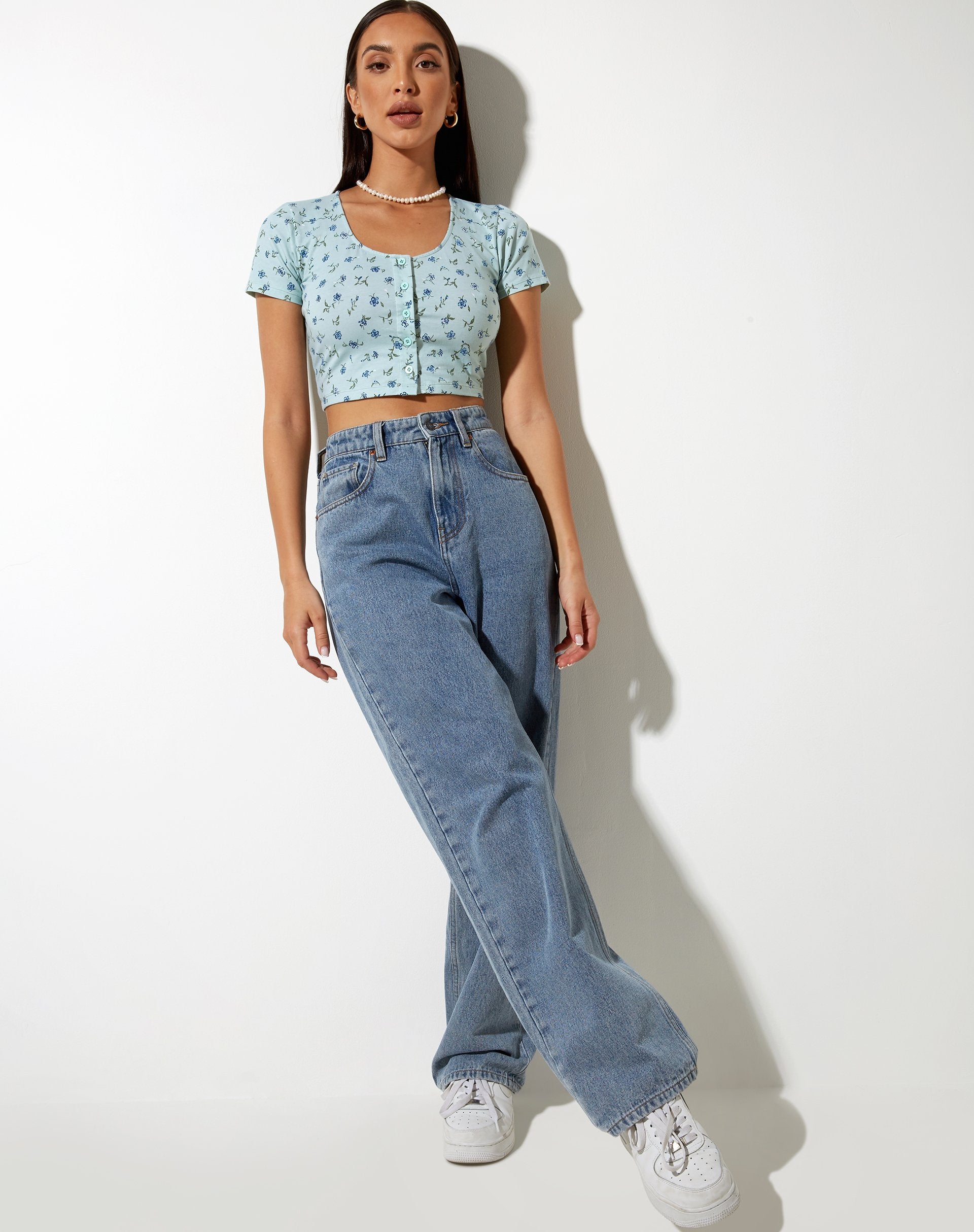 Imagen de Mieye Crop Top en Pretty Petal Green