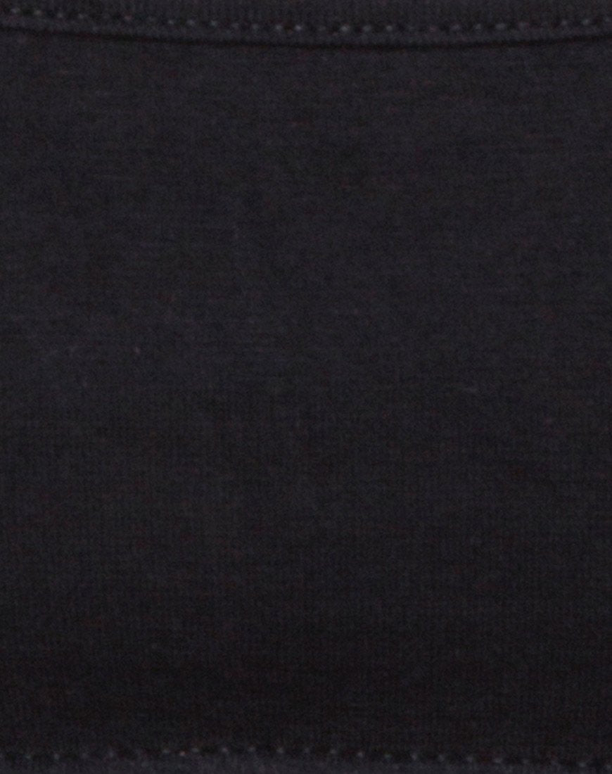 Imagen de Milipe Crop Top en negro Hebillas