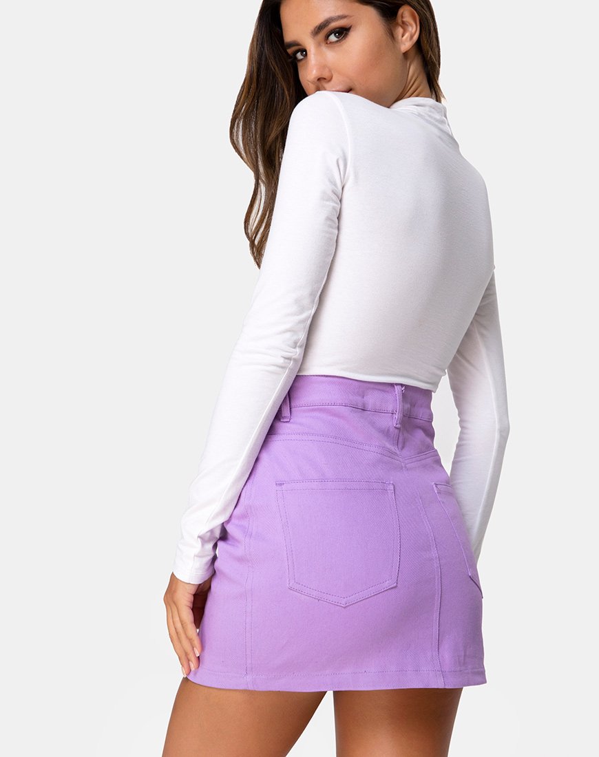 Minifalda Broomy en lila
