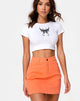 Imagen de la minifalda Broomy en coral