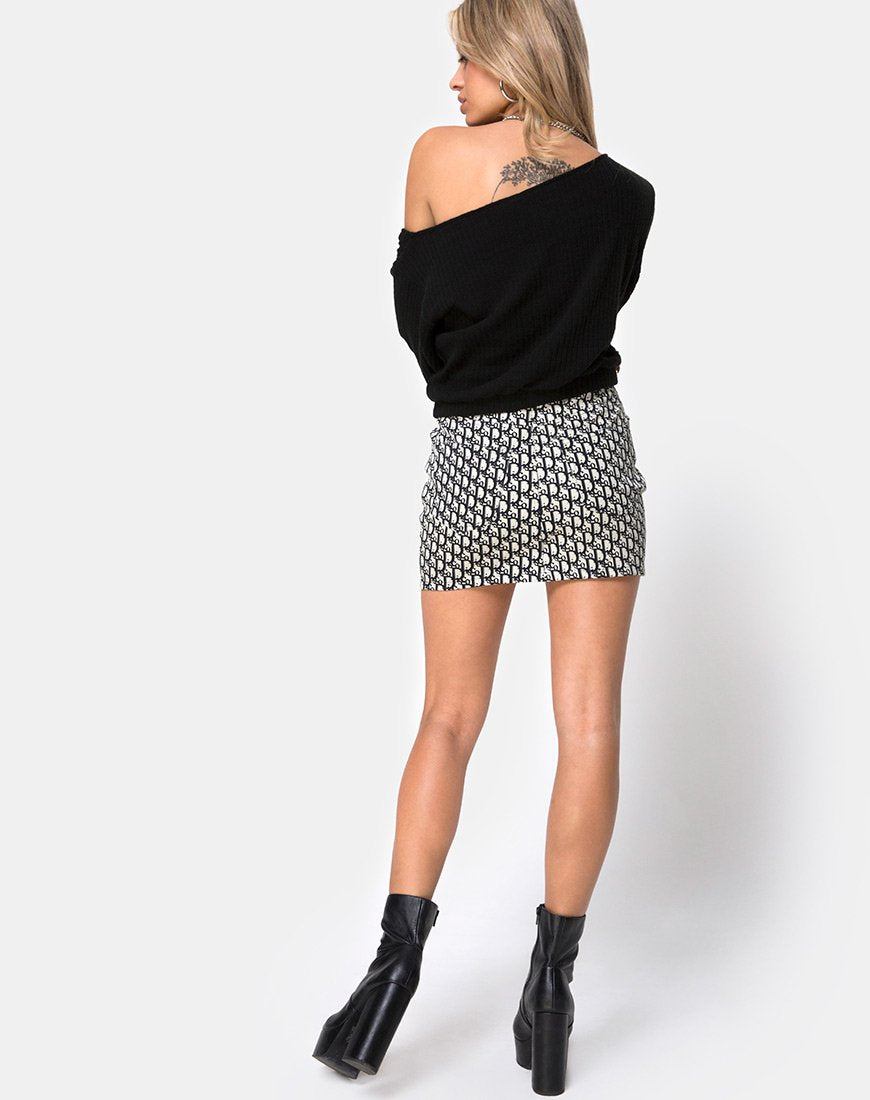 Imagen de la minifalda Broomy en azul Disco