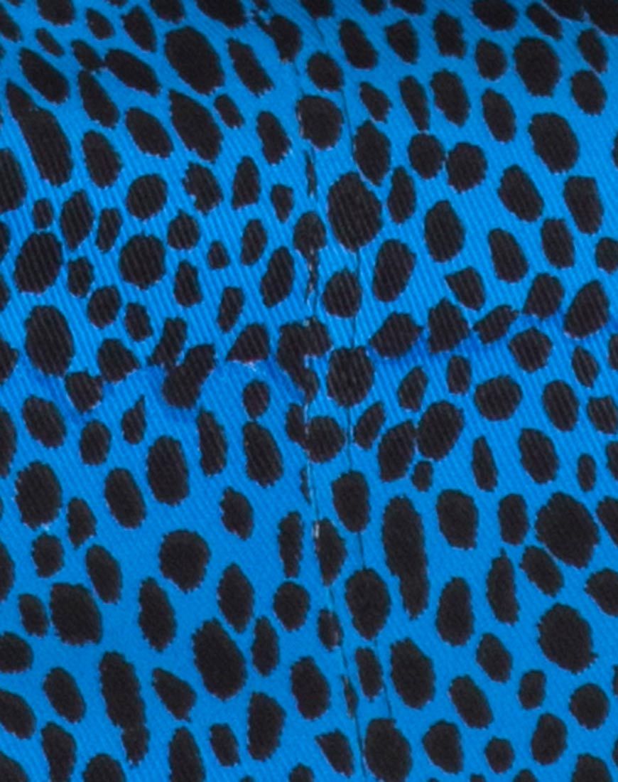 Imagen de la minifalda Broomy en Wild Cat Blue
