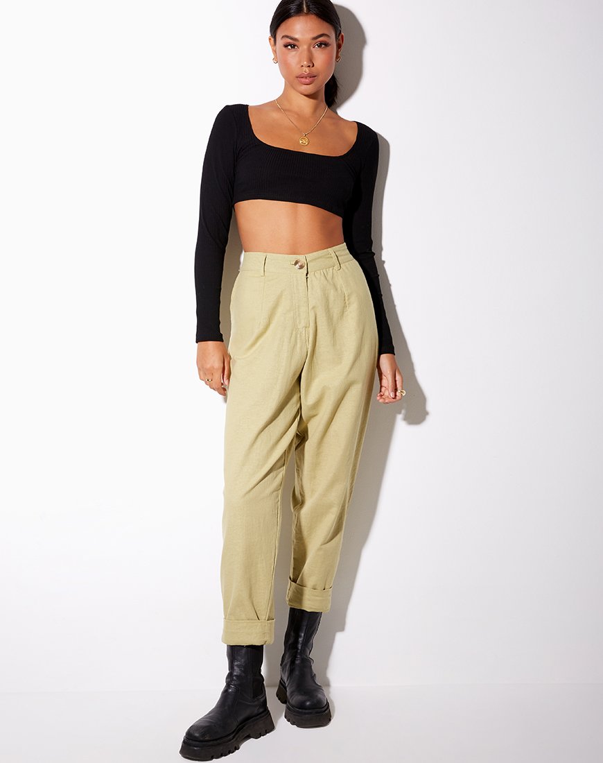 Pantalón Misca en verde oscuro