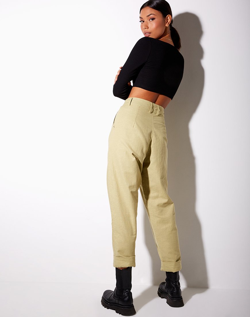 Pantalón Misca en verde oscuro