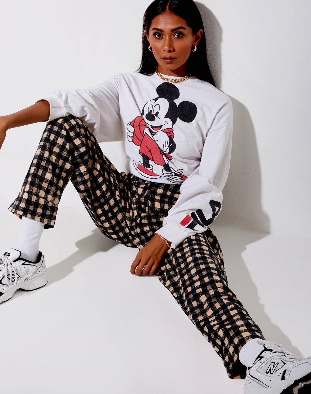 Pantalón Misca de cuadros grunge de los 90
